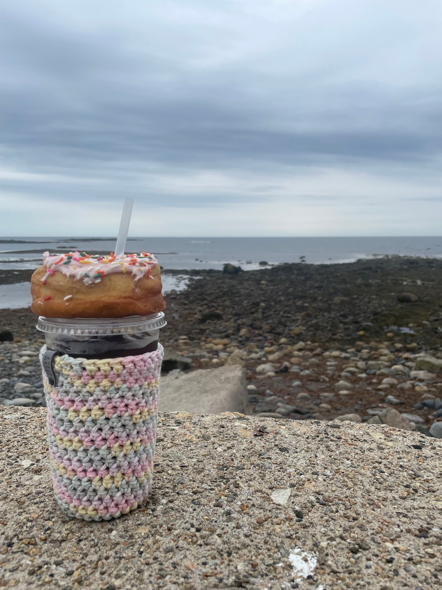Unicorn Iced Coffee Cup Cozy