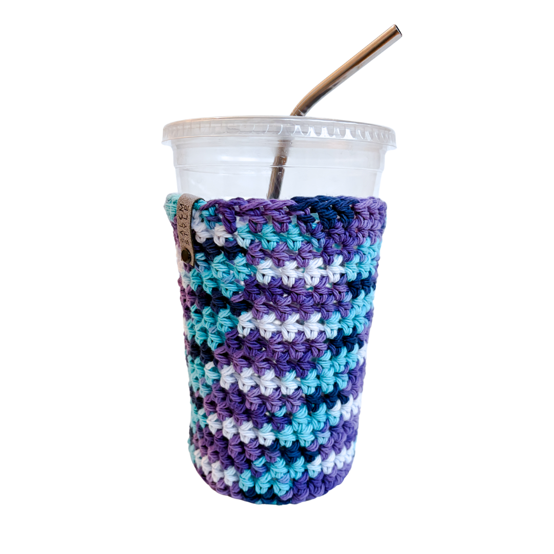 Harbor Mist Iced Coffee Cup Cozy
