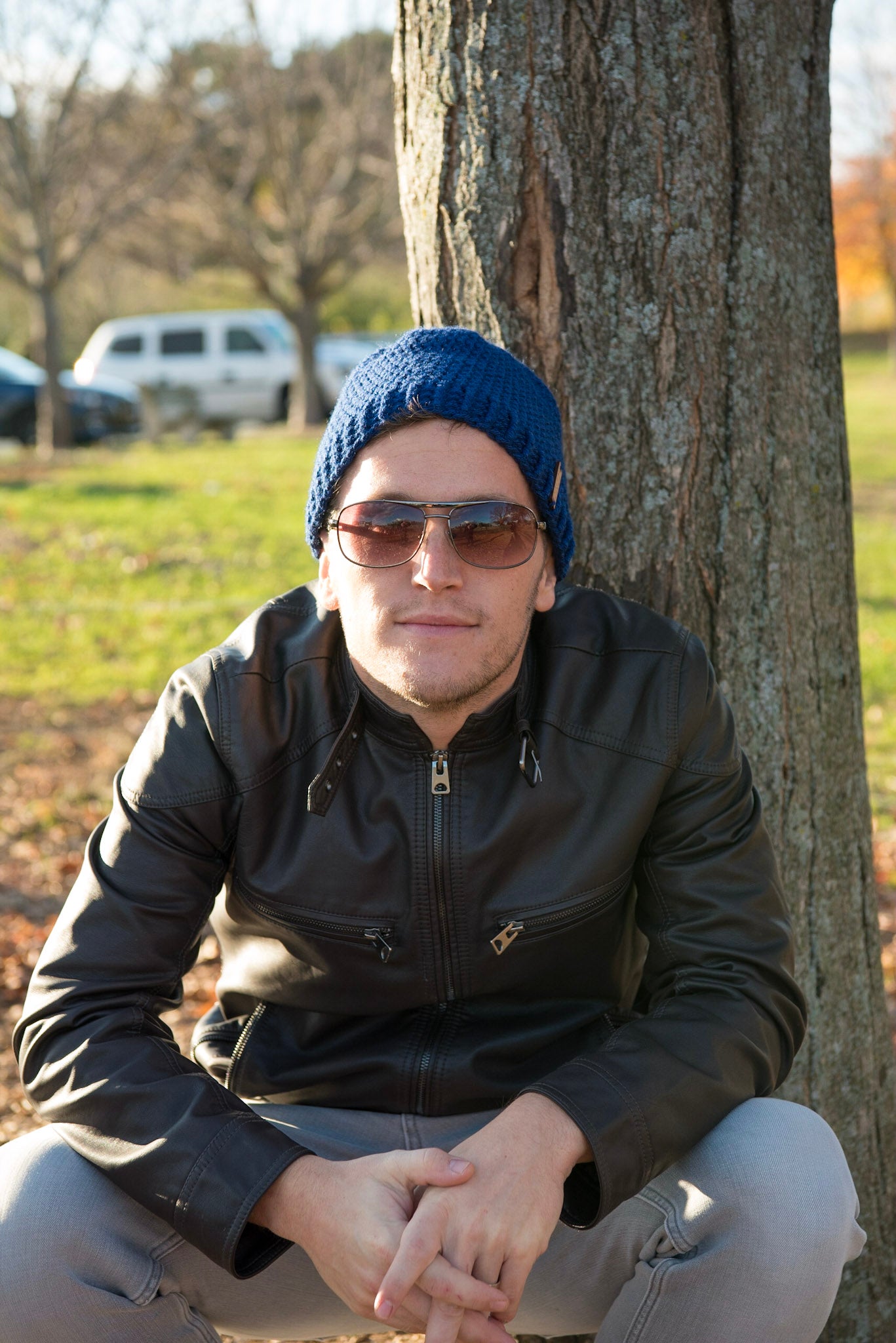 The Dunnie Beanie Hat in Royal Blue