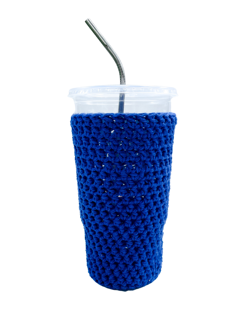 Blue Lapis Iced Coffee Cup Cozy