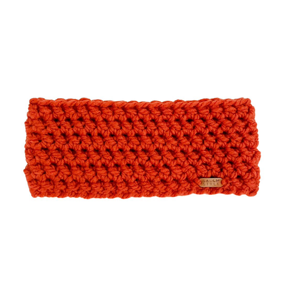 The Anderson Ear Warmer in Pumpkin Orange