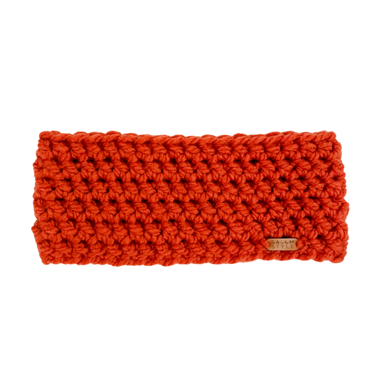 The Anderson Ear Warmer in Pumpkin Orange