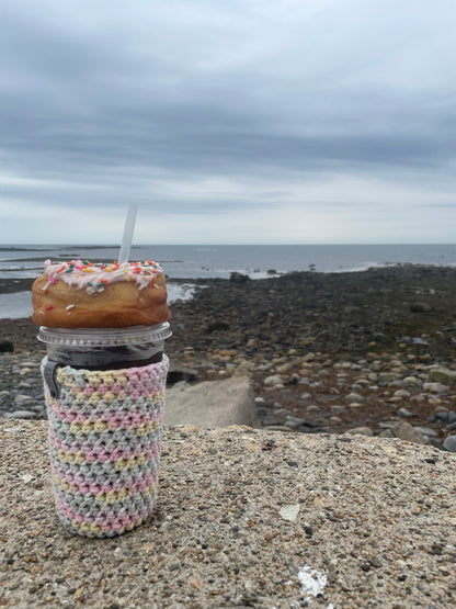 Unicorn Iced Coffee Cup Cozy