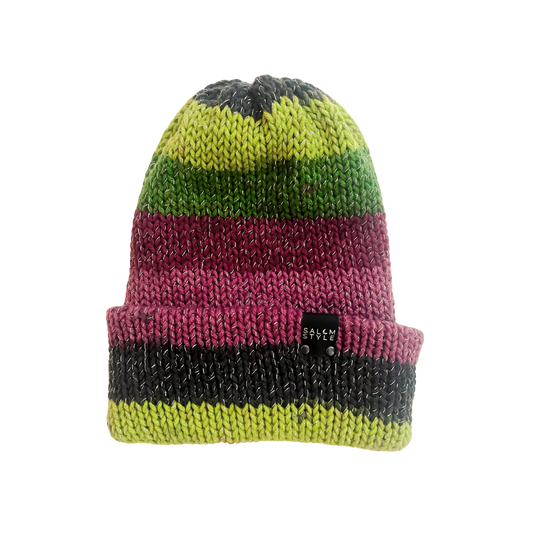 The Wharfside Knit Beanie Hat in Bella Donna