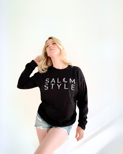 Salem Style Sweatshirt in Black