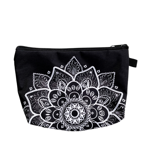 Black and White Mandala Pouch