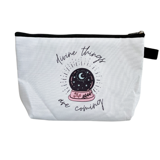 Divine Things Are Coming Pouch