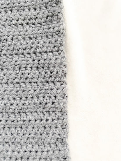 The Harmony Grove Scarf in Silver Gray