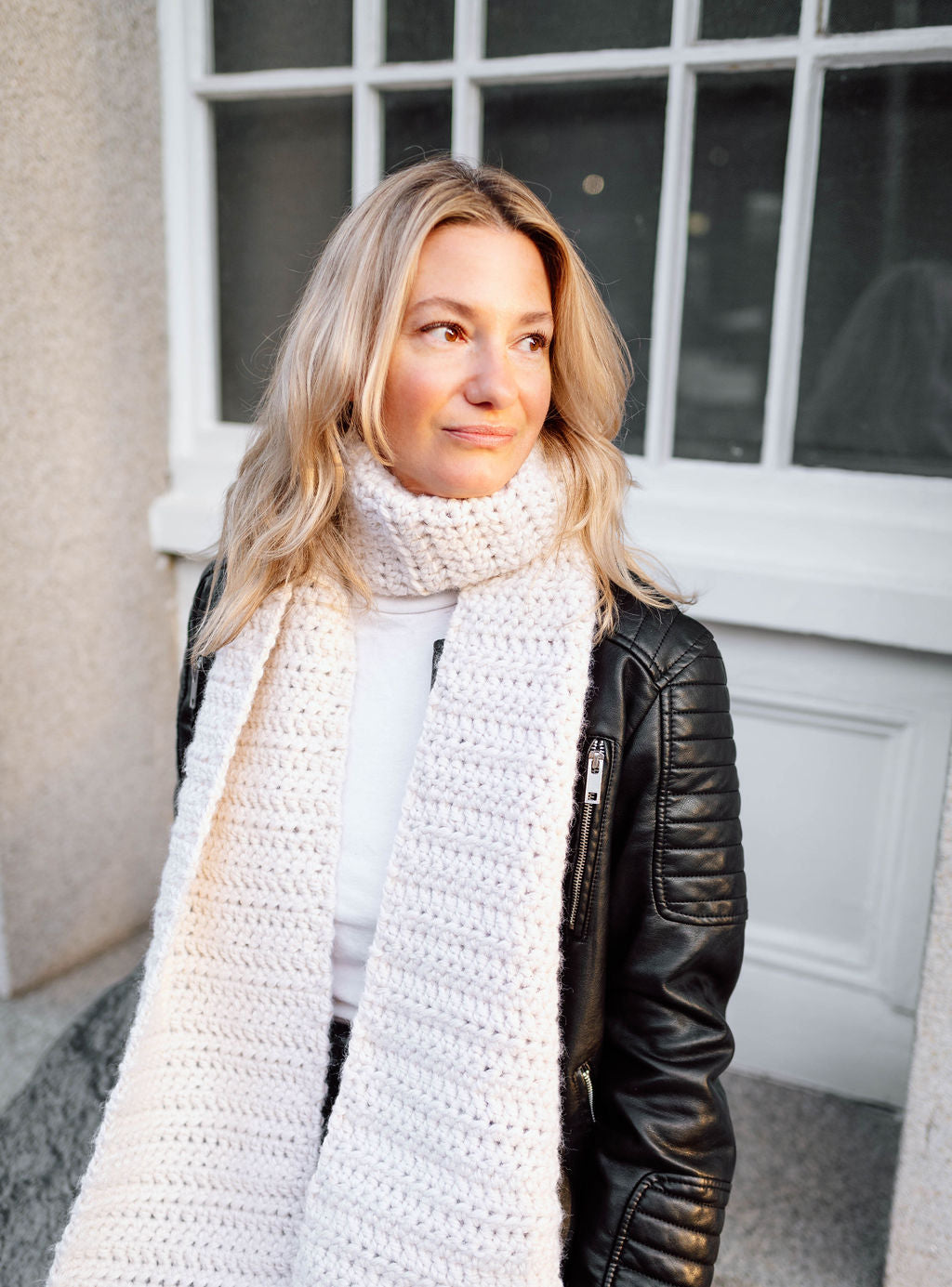 The Harmony Grove Scarf in Buttercream