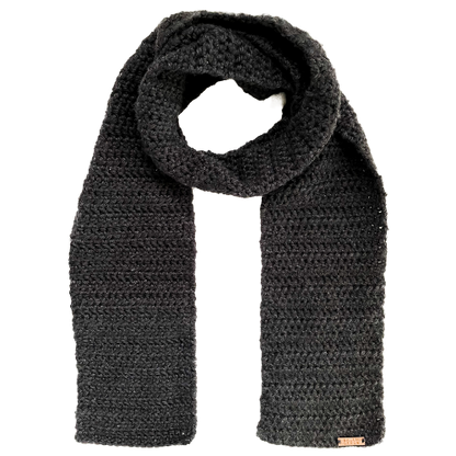 The Harmony Grove Scarf in Dark Gray