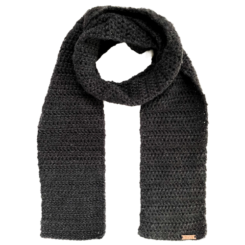 The Harmony Grove Scarf in Dark Gray