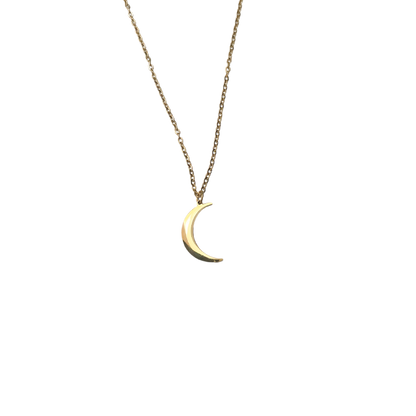 Gold Moon Necklace