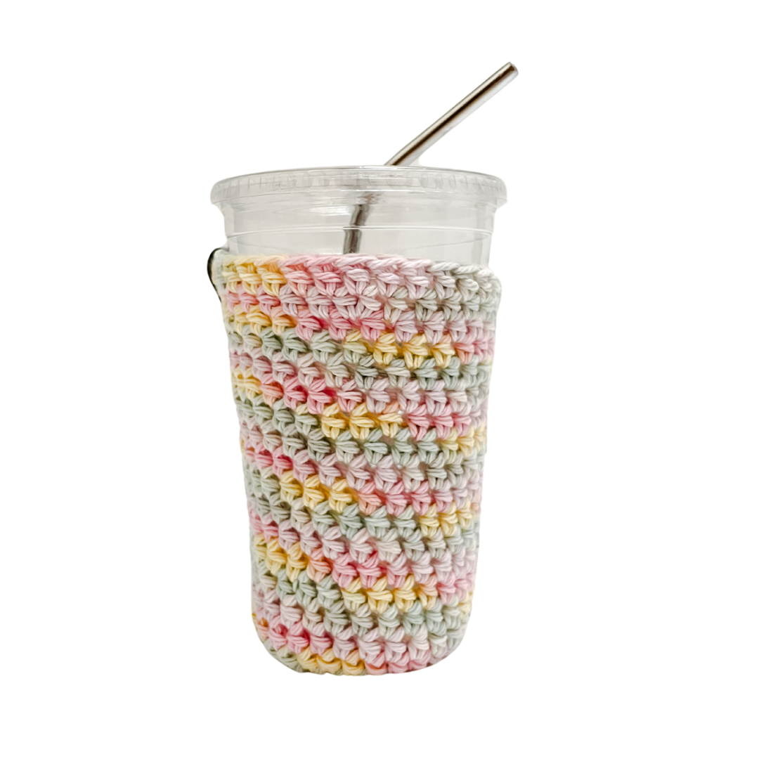 Unicorn Iced Coffee Cup Cozy