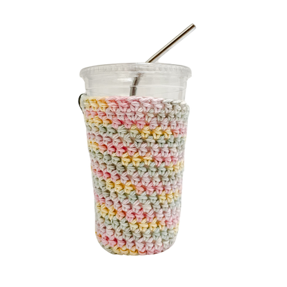 Unicorn Iced Coffee Cup Cozy