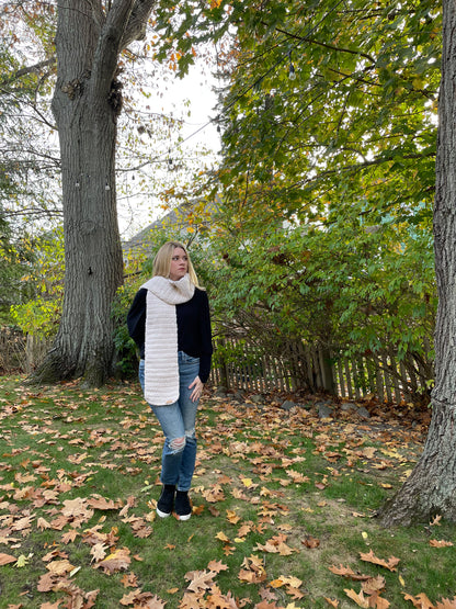 The Harmony Grove Scarf in Buttercream