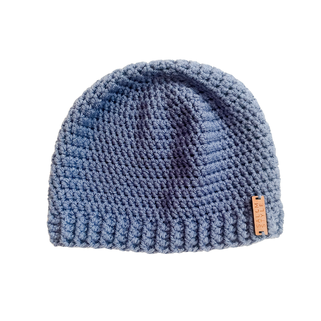 The Dunnie Beanie Hat in Light Blue