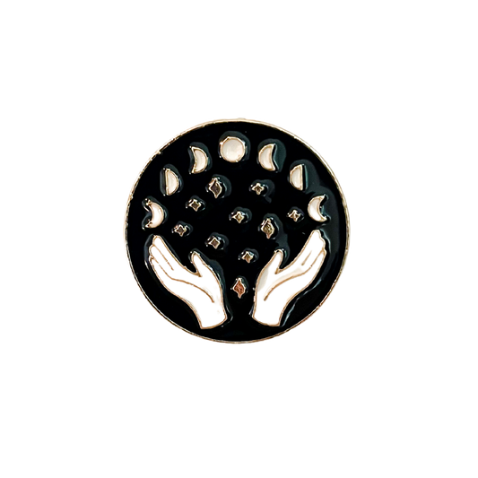 Manifesting Moons Enamel Pin