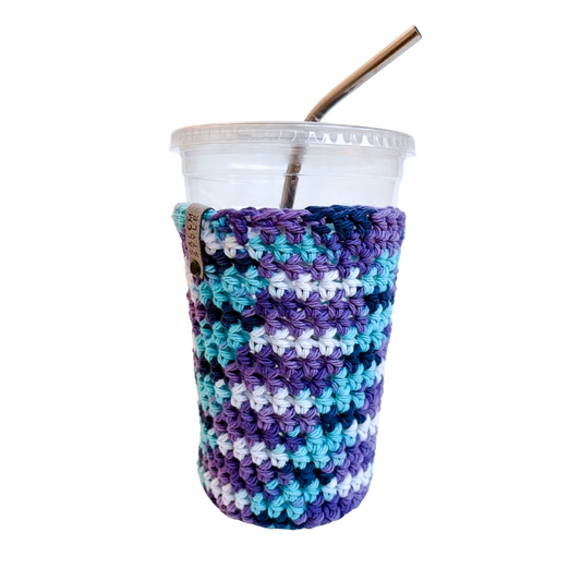 Harbor Mist Iced Coffee Cup Cozy