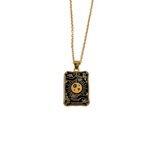 The Magician Tarot Gold Necklace