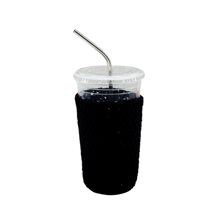 Black Iced Coffee Cup Cozy
