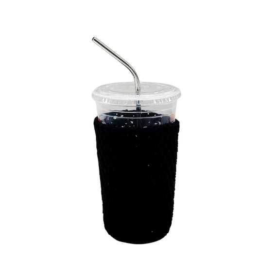 Black Iced Coffee Cup Cozy