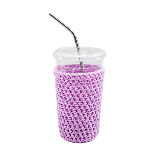Orchid Iced Coffee Cup Cozy