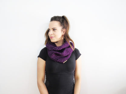 The Willows Infinity Scarf in Purple