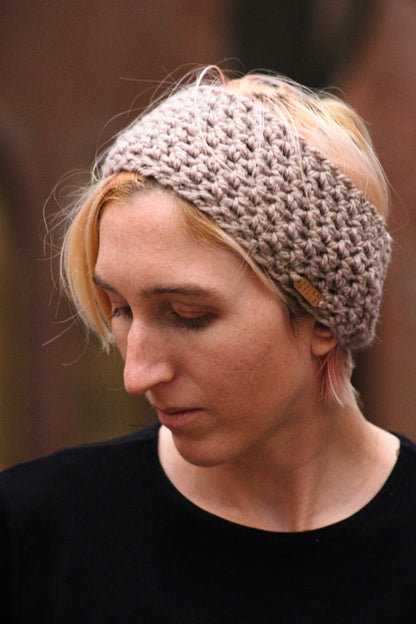 The Anderson Ear Warmer in Beige