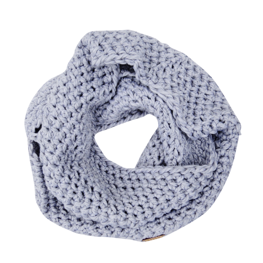 The Essex Infinity Scarf in Light Gray