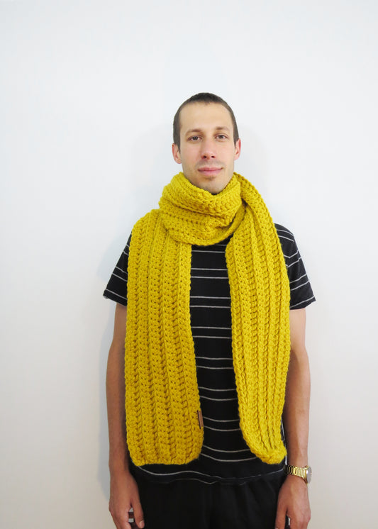 The Forest River Scarf in Yellow