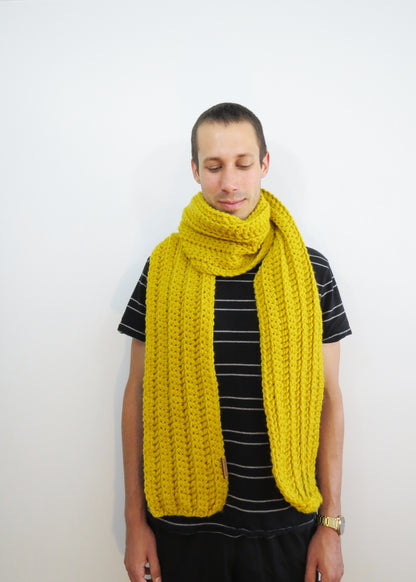 The Forest River Scarf in Yellow