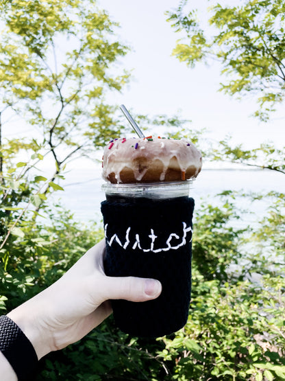 Witch Iced Coffee Cup Cozy