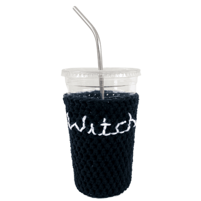 Witch Iced Coffee Cup Cozy