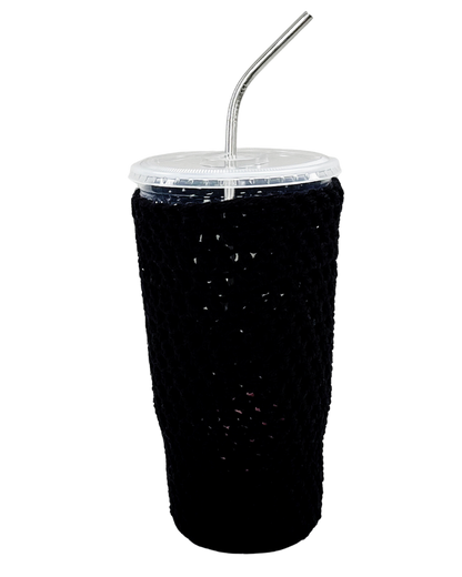 Black Iced Coffee Cup Cozy