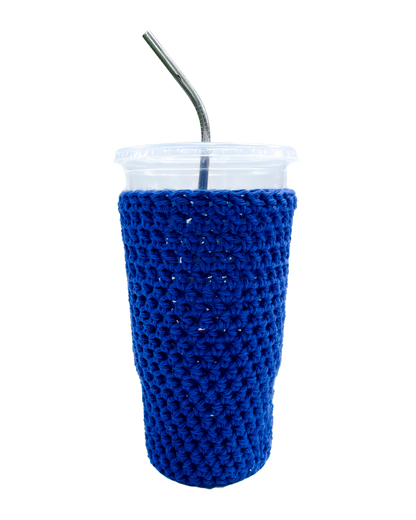 Blue Lapis Iced Coffee Cup Cozy
