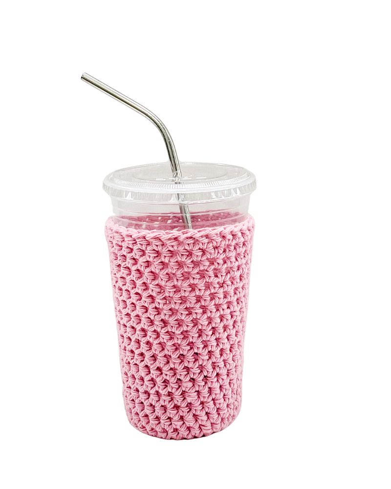 Blush Iced Coffee Cup Cozy