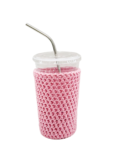 Blush Iced Coffee Cup Cozy
