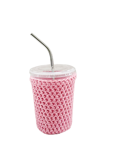 Blush Iced Coffee Cup Cozy