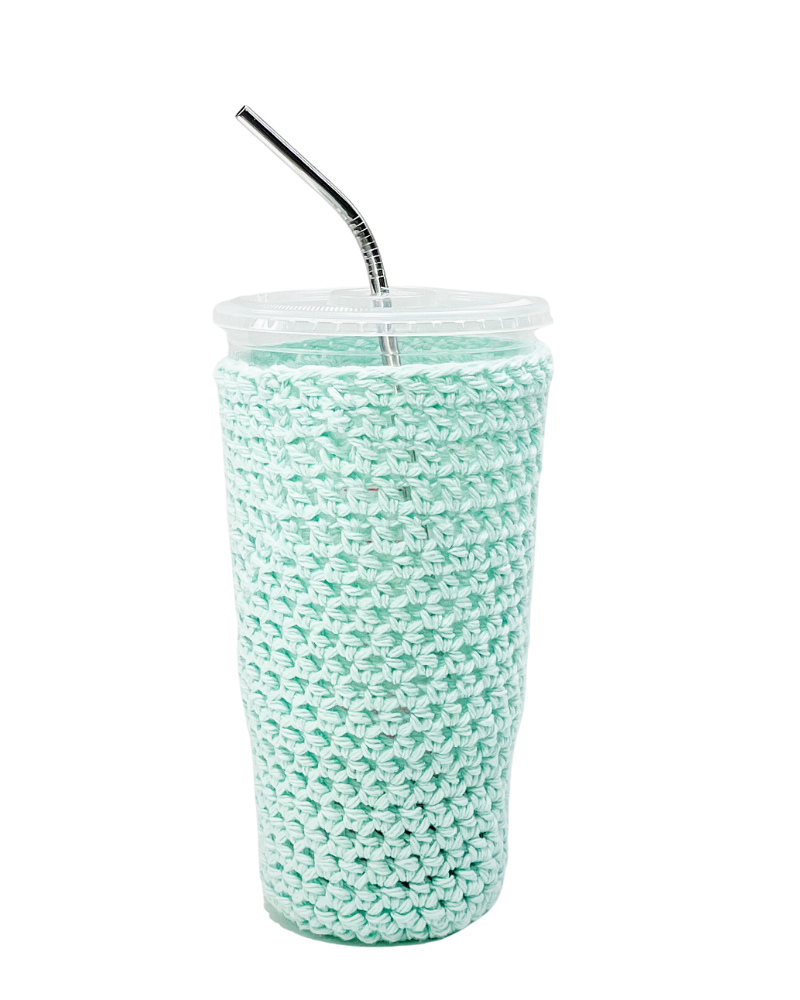 Mint Green Iced Coffee Cup Cozy
