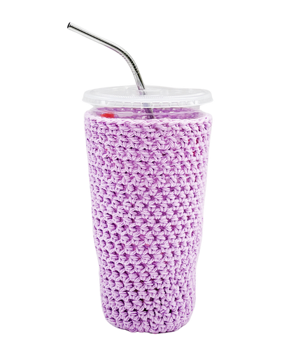 Orchid Iced Coffee Cup Cozy