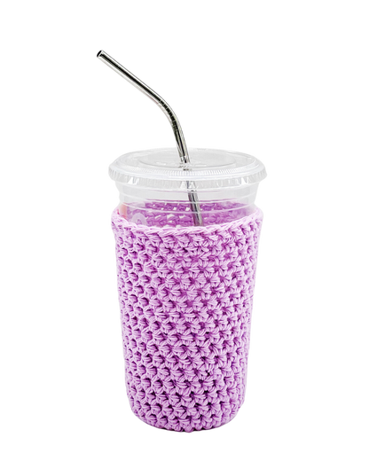 Orchid Iced Coffee Cup Cozy
