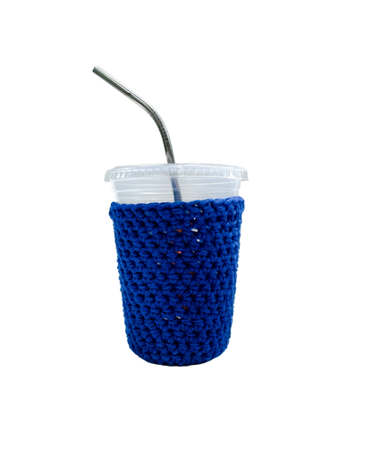 Blue Lapis Iced Coffee Cup Cozy